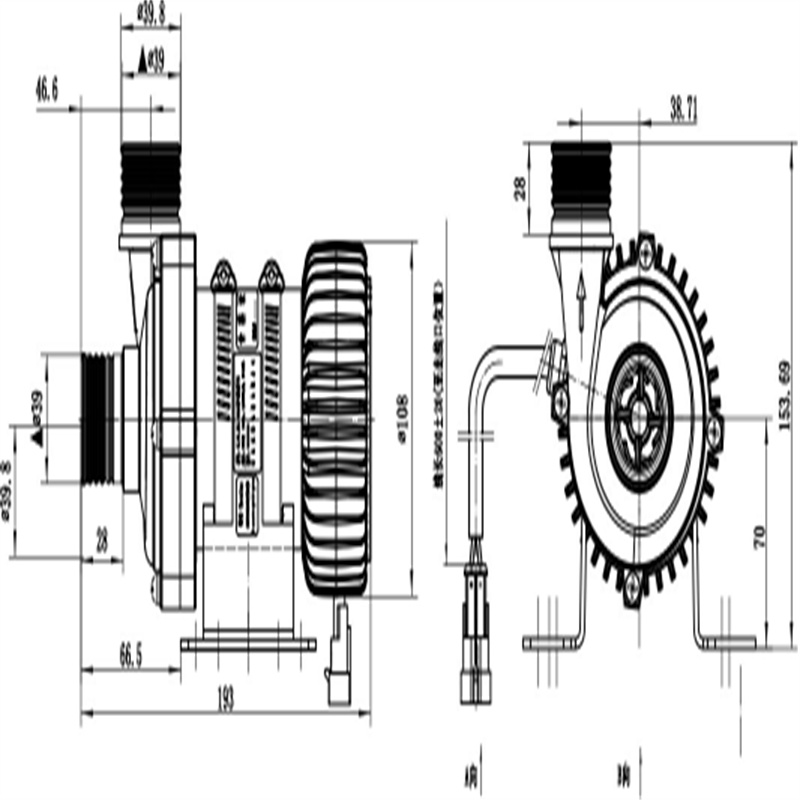 vehicle electric water pump