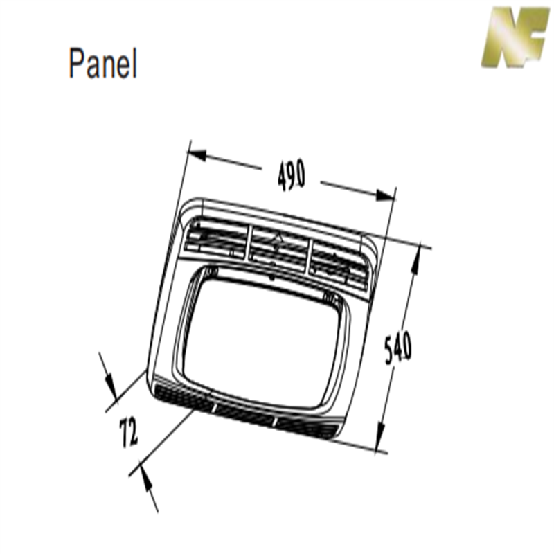 Integrated RV air conditioner