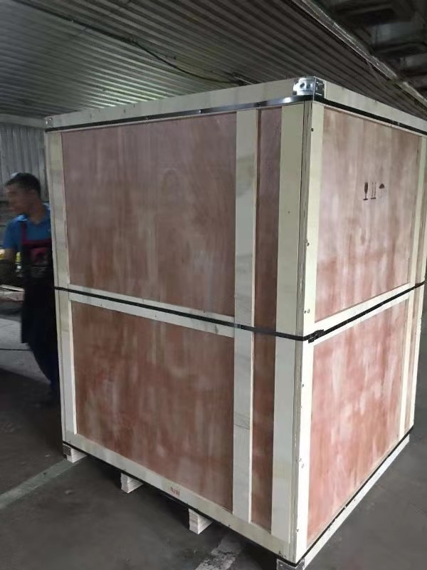 NF GROUP air conditioner wooden case package